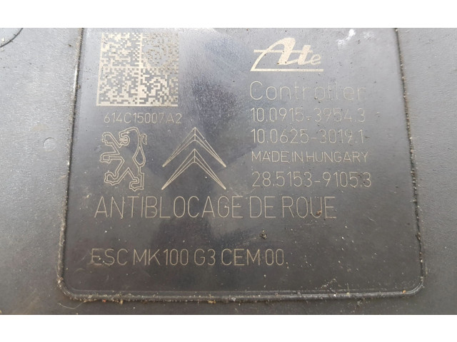 Блок АБС 10091539543, 28515391053   Peugeot  2008 I  2013 - 2019 года