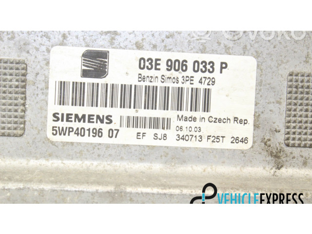 Řídící jednotka 0261204054055, 6K0906027A Seat Ibiza II (6k) 1997