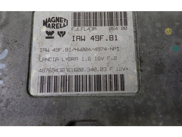 Блок управления двигателем Блок управления 46769432 Lancia Lybra