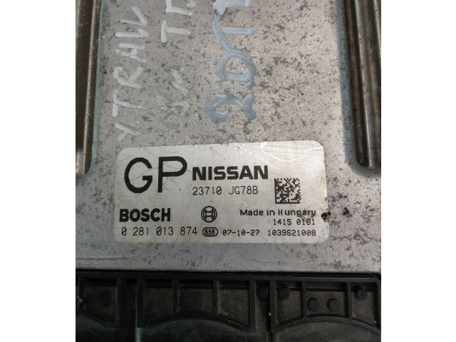 Блок управления двигателя 23710JG78B, 1039S21008    Nissan X-Trail T31