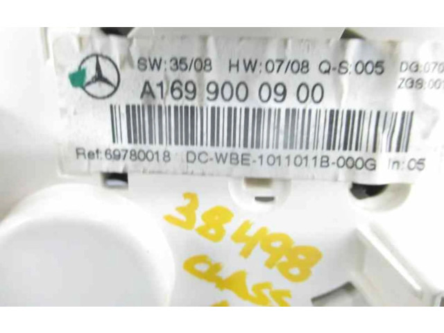 Блок управления климат-контролем A1699000900   Mercedes-Benz A W169