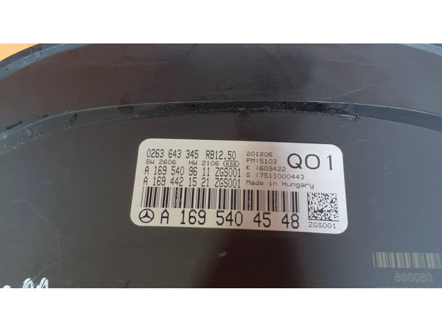 Панель приборов A1695404548, A1694421521 Mercedes-Benz B W245