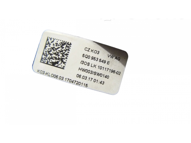 Подрулевой шлейф SRS 5Q0953549E Skoda Octavia Mk3 (5E)