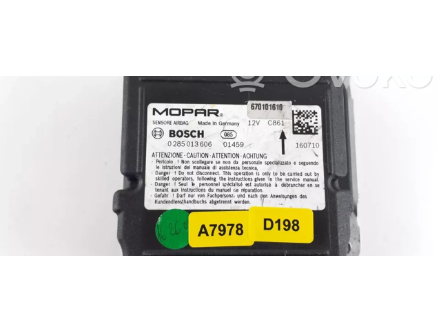 Блок подушек безопасности 670101610, 0285013606   Maserati Ghibli