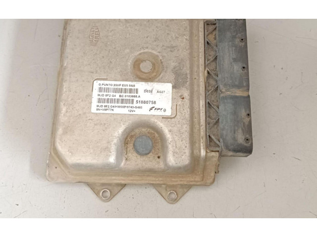 Řídící jednotka 51880758, 51880758 Fiat Punto Evo 2010