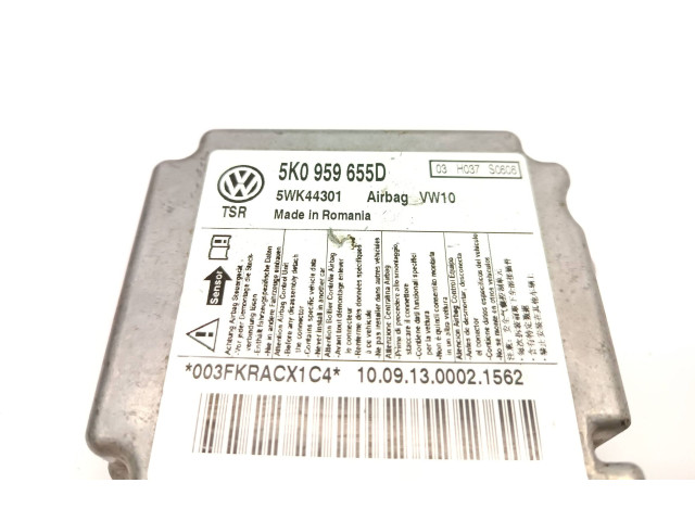 Блок подушек безопасности 5K0959655D, 5WK44301   Skoda Yeti (5L)