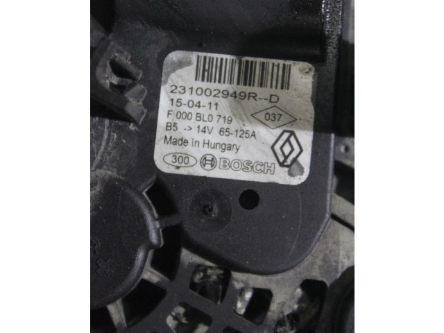 Генератор 231002949 Dacia Dokker 1.5