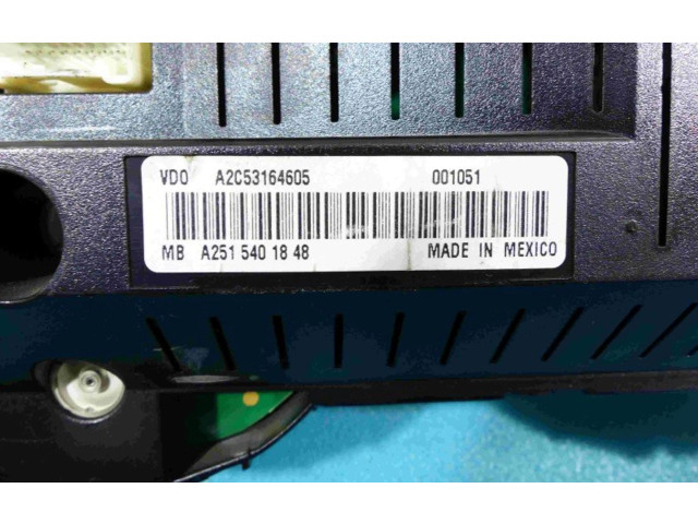 Панель приборов A2515401848, IMPRK880257   Mercedes-Benz R W251       