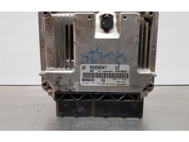 Блок управления двигателя 96950947, 0281015569   Chevrolet Captiva