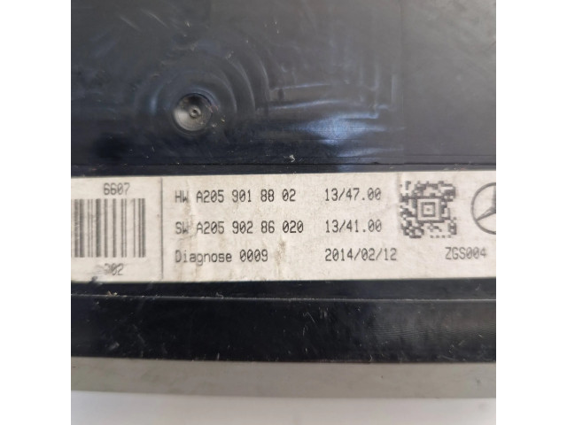 Дисплей    A0059022602, A2059018802   Mercedes-Benz C W205