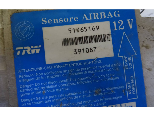 Блок подушек безопасности 51765169, 391087 Fiat Idea