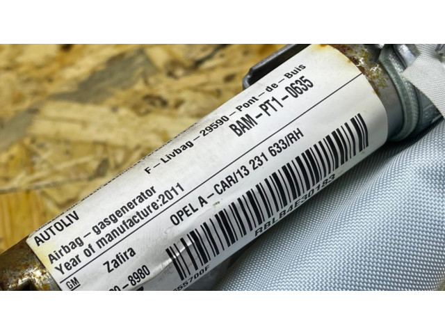 Боковая подушка безопасности 13231633 Opel Zafira B