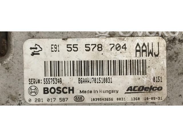Комплект блоков управления 55578704, 55578704 Opel Meriva B