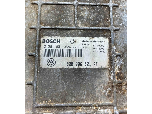 Блок управления двигателем Блок управления 028906021AT, 0281001368 Volkswagen PASSAT B4