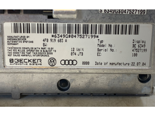Дисплей    4F0919603A   Audi A6 S6 C6 4F