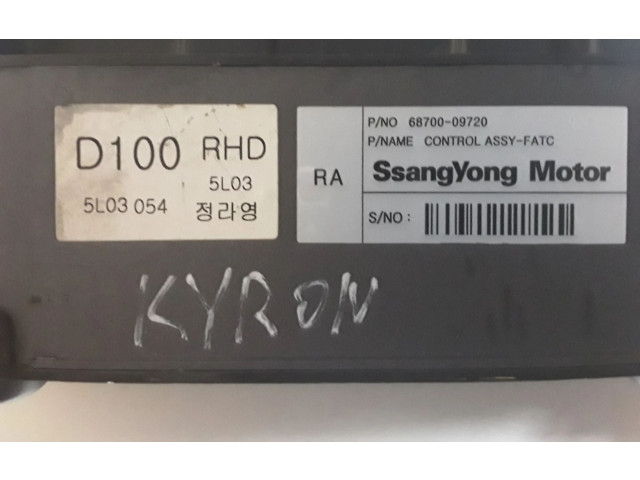 Модуль блока управления кондиционером 6870009720 SsangYong Kyron