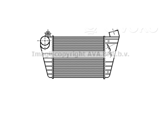 Интеркулер  1J0145805, 1J0145805   Volkswagen Bora 