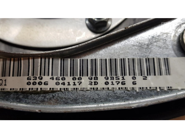 Подушка безопасности водителя 6394600098, 000604117   Mercedes-Benz Vito Viano W639