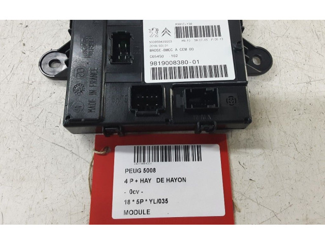 Блок управления 9819008380-01, 9819008380-01 Peugeot 5008 II