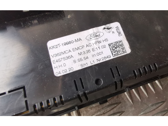 Блок управления климат-контролем KK2T19980MA   Ford Transit Custom