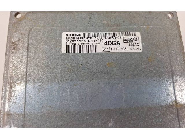 Блок управления двигателя 4S6112A650PA Ford Fusion