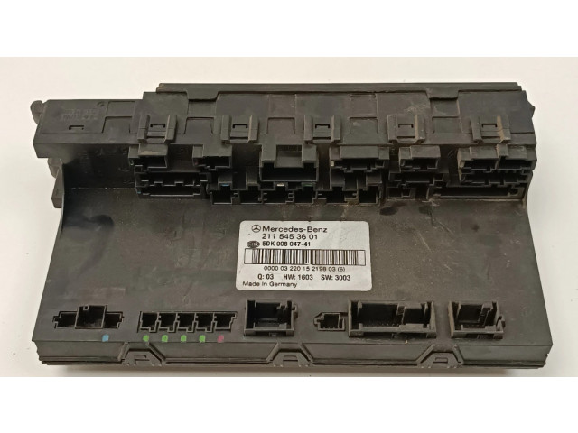Pojistková skříňka 2115453601, 5DK00804741 Mercedes-Benz E W211 2004