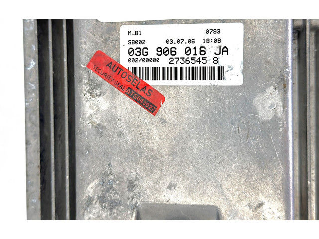 Блок управления двигателя 03G906016JA, 0281012723 Audi A4 Allroad