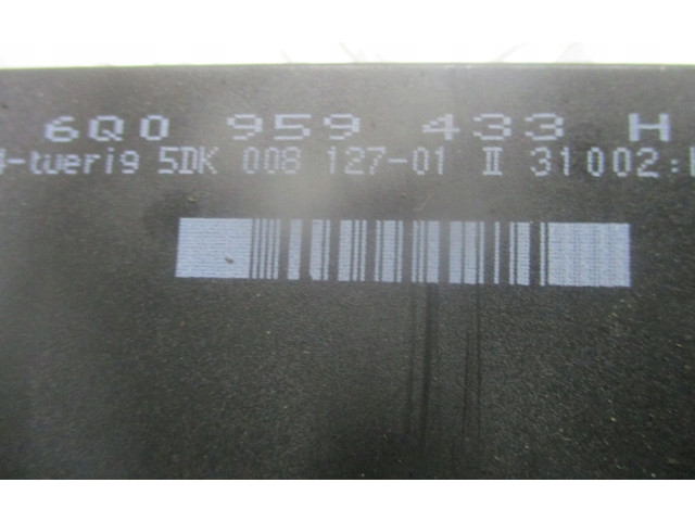 Блок комфорта 6Q0959433H Skoda Fabia Mk1 (6Y)