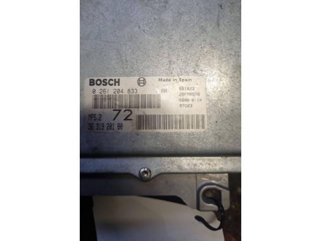 Блок управления двигателя 0261204833   Peugeot 306