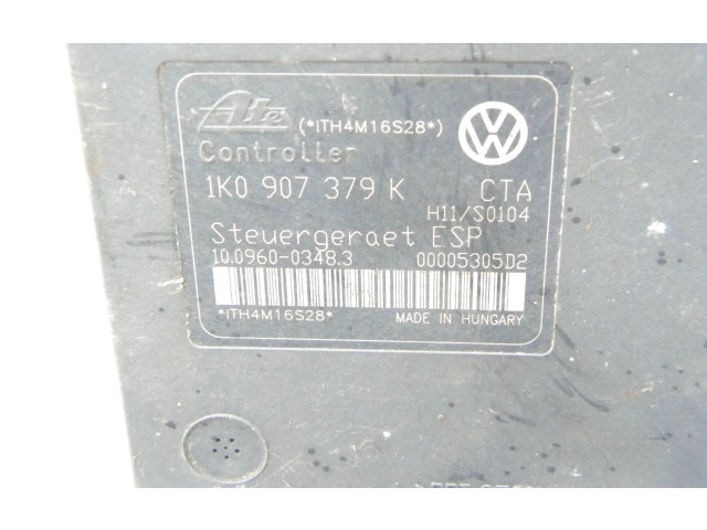 Блок АБС 1K0907379K, 00005305D2 Skoda Octavia Mk2 (1Z) 2004 - 2013 года