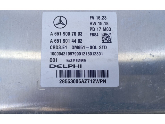 Řídící jednotka A6519007003, A6519014402   Mercedes-Benz GLA W156 