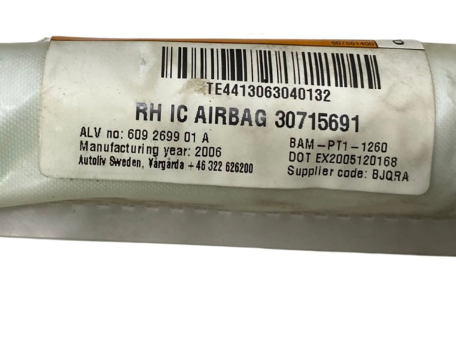 Боковая подушка безопасности 30715691, 609269901A   Volvo S80