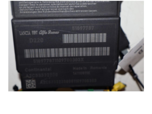 Блок управления надувных подушек 51897787   Fiat Grande Punto