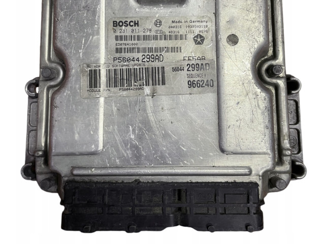 Блок управления двигателя P56044299AD, 0281011279 Jeep Cherokee
