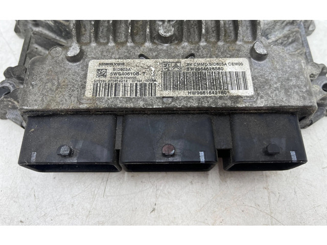 Блок управления двигателем Блок управления 5WS40610B-T, 9664626580 Lancia Phedra