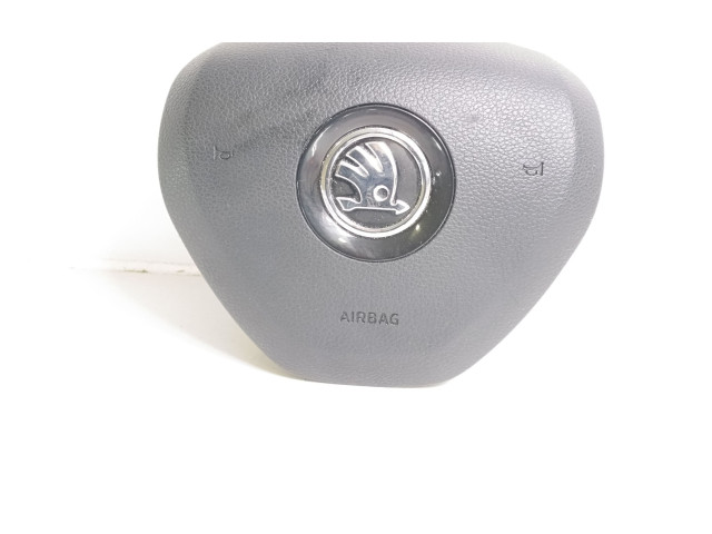 Подушка безопасности водителя 5E0880201B Skoda Octavia Mk3 (5E)