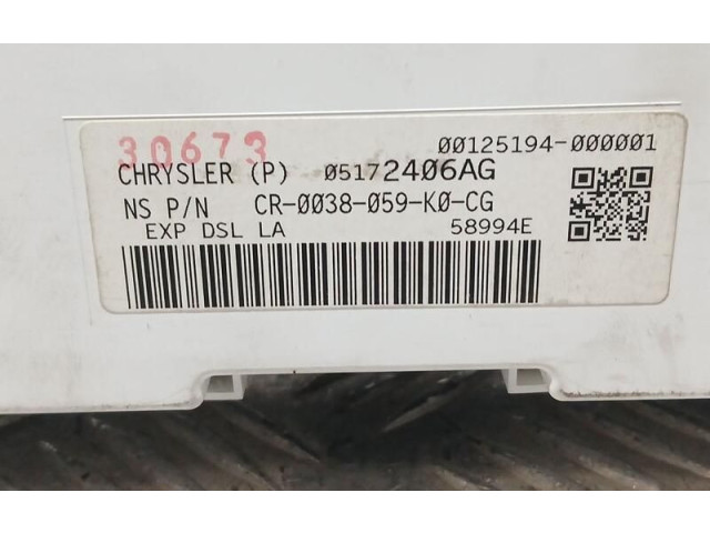 Панель приборов 05172406AG, CR0038059K0CG Jeep Grand Cherokee (WK)