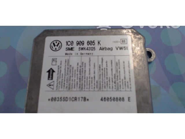 Блок подушек безопасности 1C0909605P006 Skoda Fabia Mk1 (6Y)