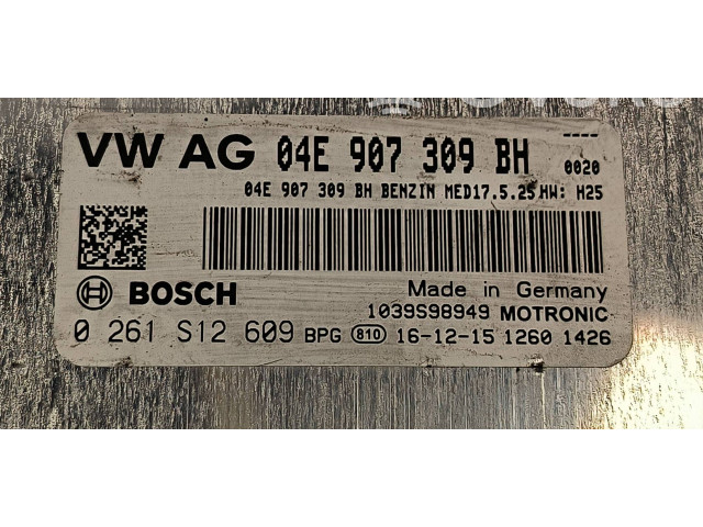 Блок управления двигателем Блок управления 04E907309BH Skoda Octavia Mk3 (5E)