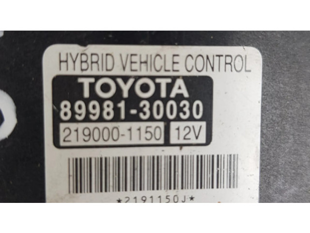 Řídící jednotka 8998130030, 2190001150   Lexus GS 300 350 430 450H 2006