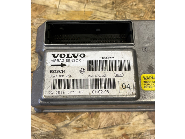 Блок управления двигателя 8645271, 0285001254   Volvo S60