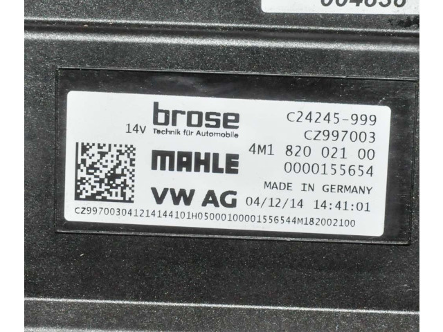 Вентилятор печки 4M182002100 Audi A4 S4 B9