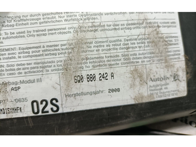 Подушка безопасности в сиденье SV25-04-22, 143   Skoda Fabia Mk2 (5J)