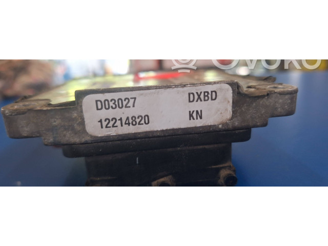 Блок управления двигателем Блок управления 12214820 Opel Meriva A