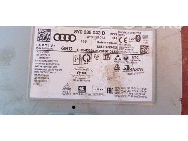 Zpětné zrcátko Audi A3 8Y 2020