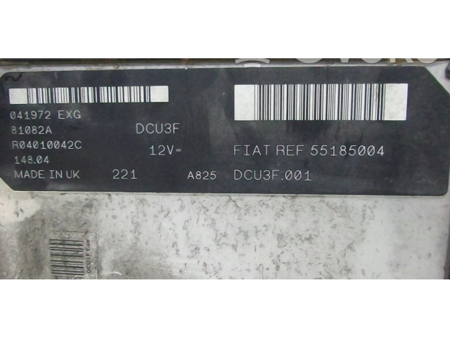 Řídící jednotka 55185004 Fiat Punto (188) 2001