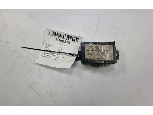 Pojistková skříňka Блок управления сигнализации Audi A8 S8 D2 4D 1997