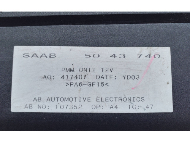 Блок комфорта 5043740, 417407 Saab 9-5