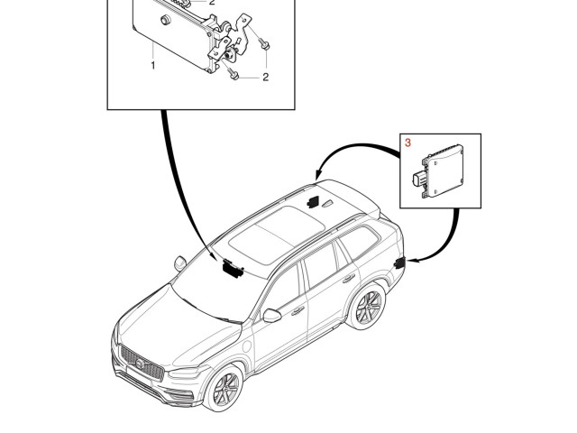 Датчик слепых зон 31665693, 31687390   Volvo XC60