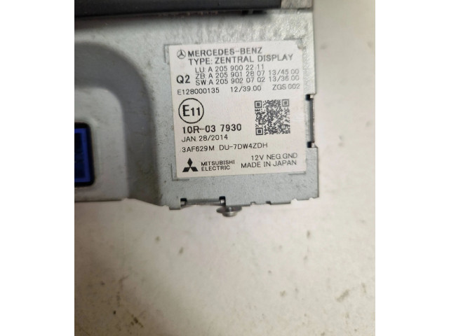 Экран/ дисплей / маленький экран  A2059002211, E128000135   Mercedes-Benz GLC X253 C253 